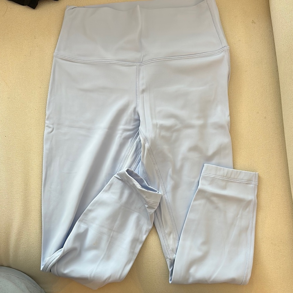 Lululemon Light Blue High-Waisted Leggings